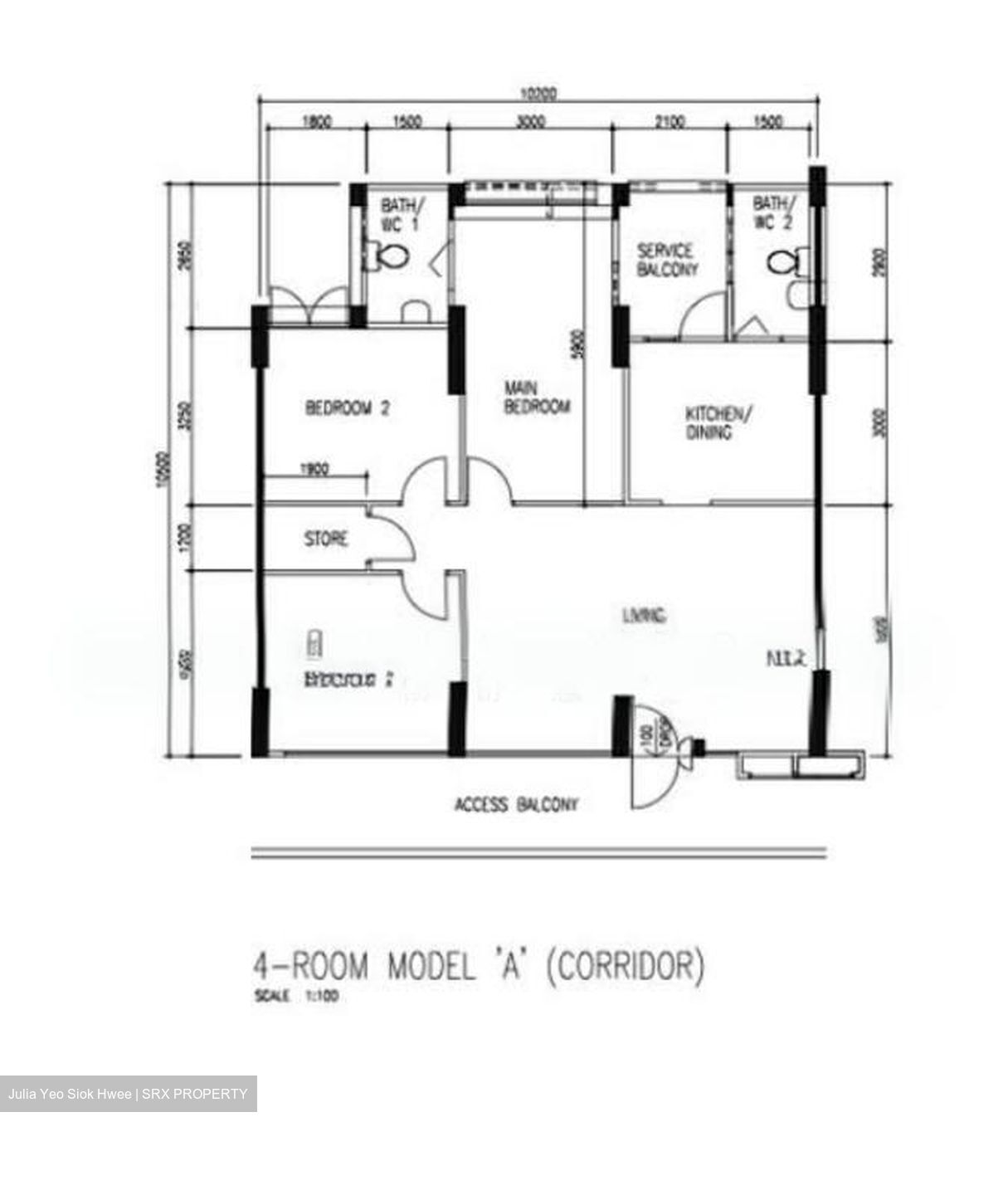 Blk 639 Jurong West Street 61 (Jurong West), HDB 4 Rooms #566150351